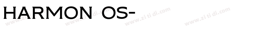 Harmon OS字体转换